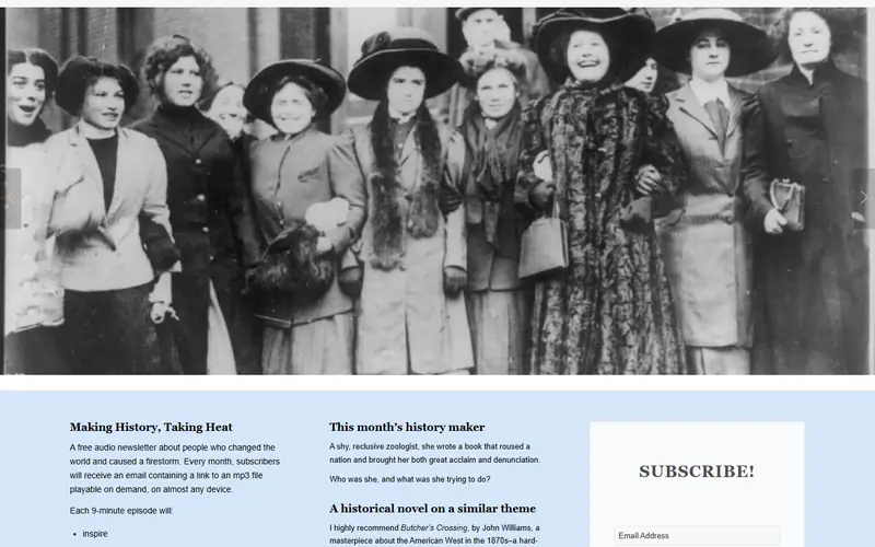Larry Zuckerman website homepage