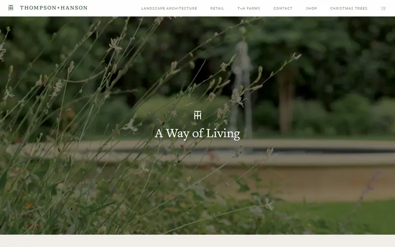 Thompson+Hanson website homepage